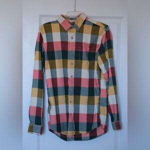 Mens Medium Tall Eddie Bauer slim fit flannels